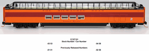 InterMountain N Scale CCS7107 Amtrak Phase I Superdome Passenger Car 