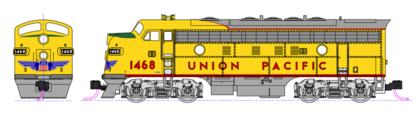 KATO N SCALE F7 LOCOMOTIVES