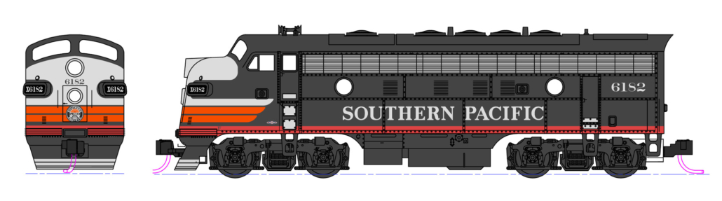 KATO N SCALE F7 LOCOMOTIVES