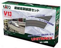Rails Kato Unitrack N: 20-182 KATO UNITRACK rail double courbe 381-414mm surélevé N