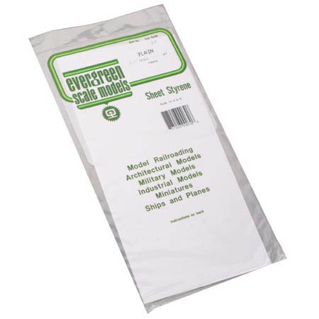 EVERGREEN EG9006 Plaques Transparentes de Styrène 150 x 0,25 x 300 mm EVERGREEN EG9006 Plaques Transparentes de Styrène 150 x 0,25 x 300 mm