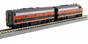 KATO N SCALE F7 LOCOMOTIVES