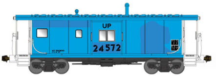 BLUFORD N SCALE BAY WINDOW CABOOSE NEW