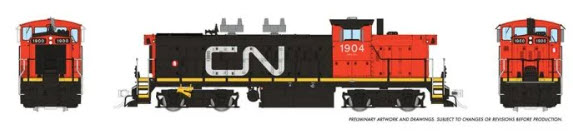 RAPIDO TRAINS HO SCALE GMD-1